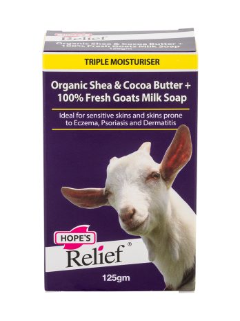 Hope’s Relief Soap with Shea, Cocoa Butter and Goats Milk 125ml