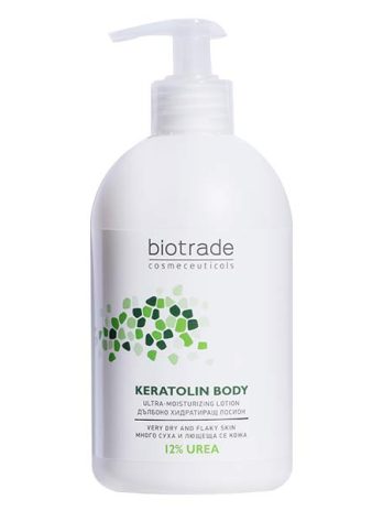 BIOTRADE Keratolin Hydro Body Lotion 12% Urea لوشن للجسم للبشرة شديدة الجفاف والحكة والقشور.