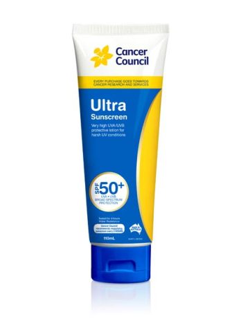 CANCER COUNCIL Ultra Sunscreen SPF50+ 110ml