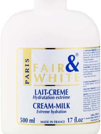 Fair and White Lait Creme Hydratation Extreme Cream Milk 500 ml
